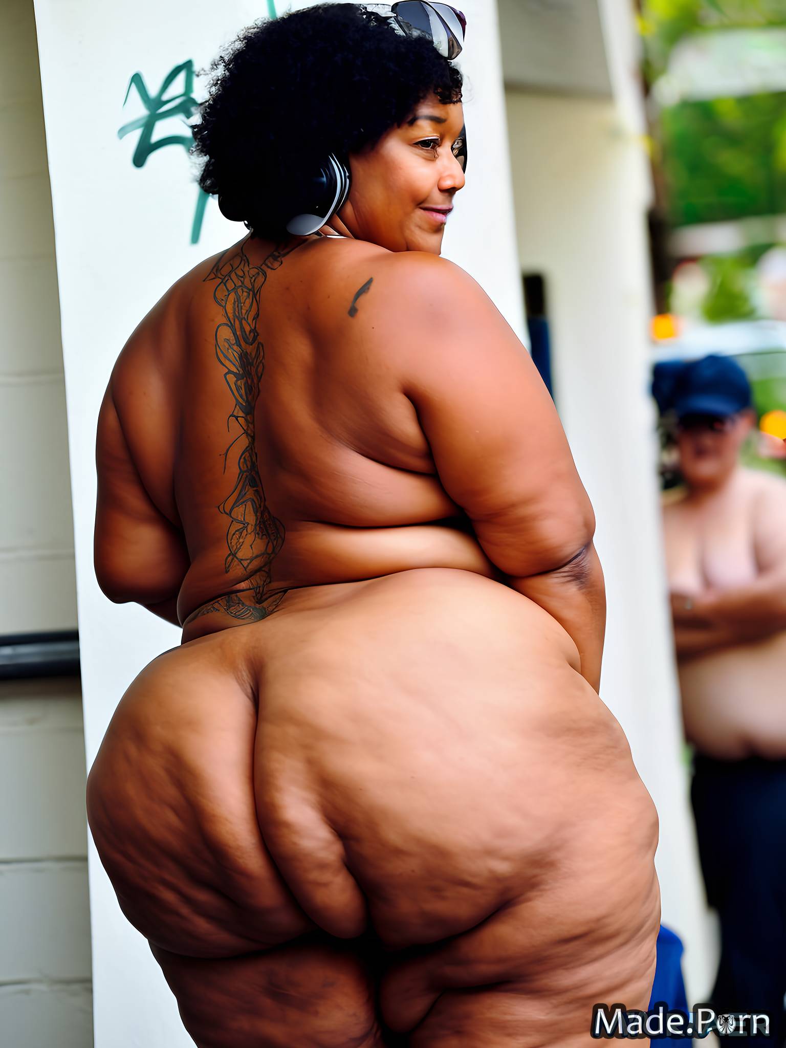 native american photo sideview big ass bimbo woman thick thighs