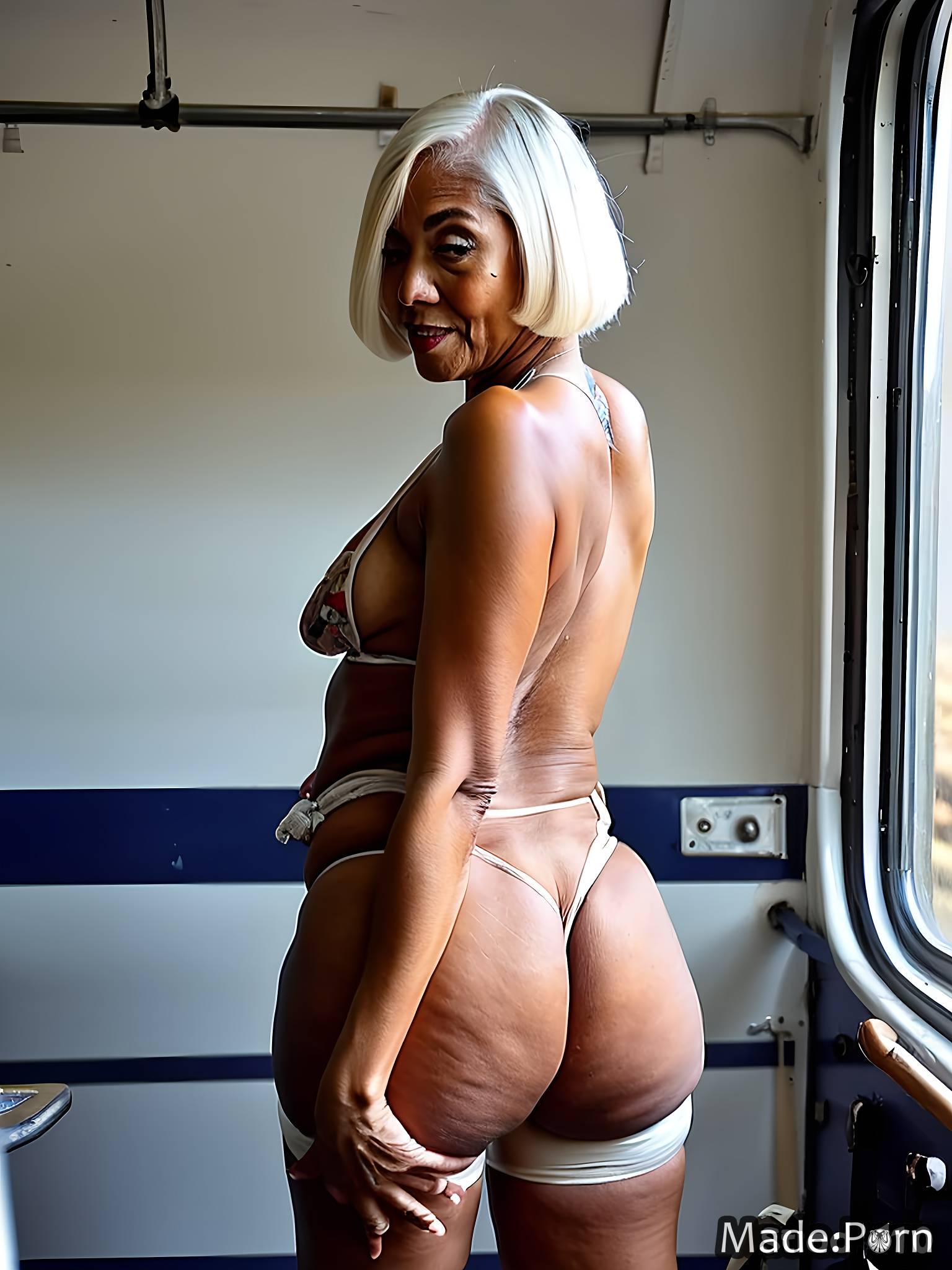 white hair small ass tall nigerian slutty nude looking at viewer