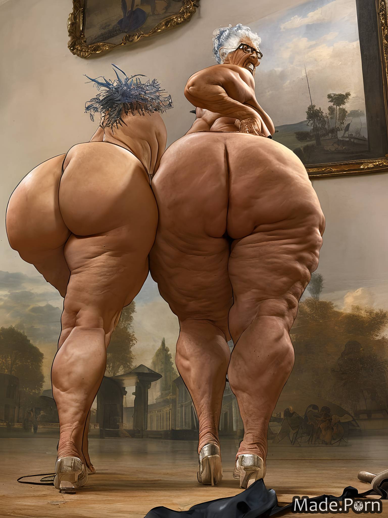 muscular baroque ssbbw skinny big ass 80 pawg